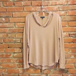 Blush Long sleeve Cozy Top